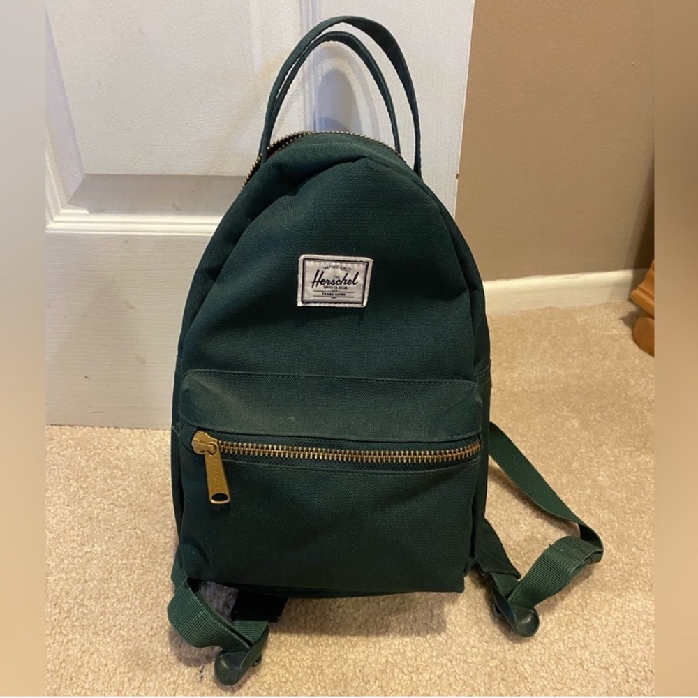 Herschel Supply Company Forest Green Mini Backpack